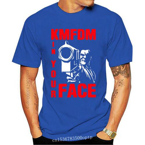 T-Shirt 1995 KMFDM In Your Face Concert Tour Vintage Reprint