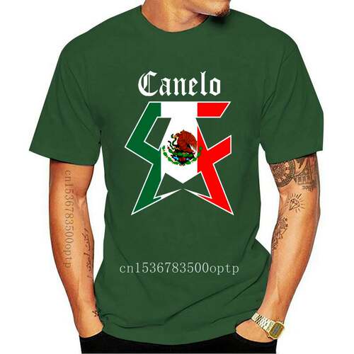New 2021 SAUL ALVAREZ CANELO Boxing Champ Men's Black T-