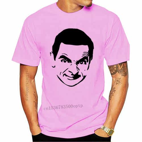 New MR BEAN silhoutte T Shirt Rowan Atkinson unisex tee men