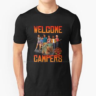 World Camp Cretaceous Welcome Group T Shirt 100% Cotton T Sh