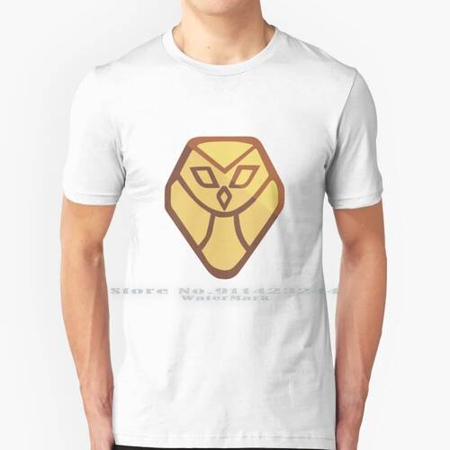 - Logo 100% Cotton T Shirt Logo Cartoon Bird Animal Simplist