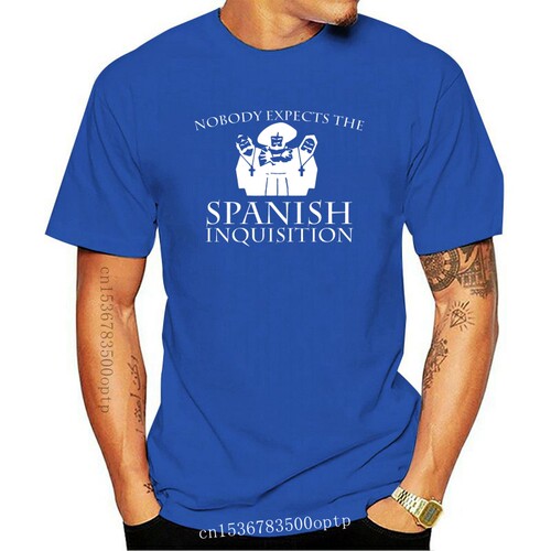 New Nobody Expects The Spanish Inquisition T Shirt Monty Pyt