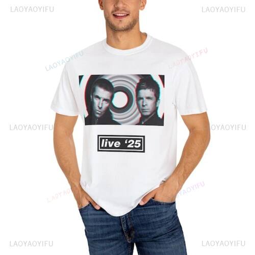 2025 Oasis World Rock Concert T-shirt Vintage Style Retro Gr