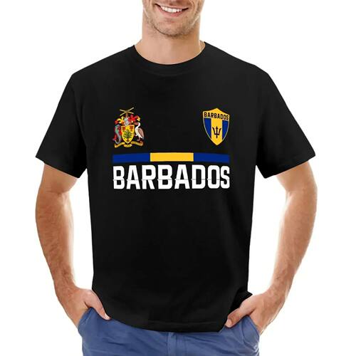 Jersey Barbados T-shirt oversizeds boys whites t shirts for