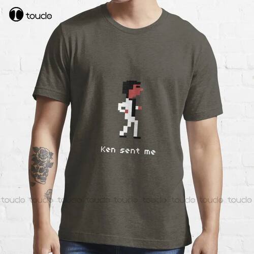 New Ken Sent Me T-Shirt Cotton Men Tee Shirt Woman?Shirts Cu