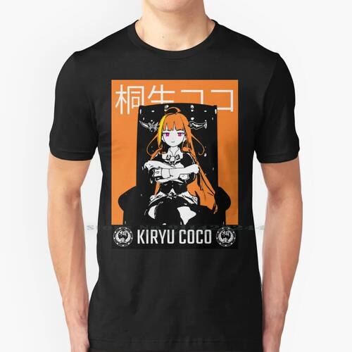 Hololive Kiryu Coco Chairman 100% Cotton T Shirt Hololive Jp