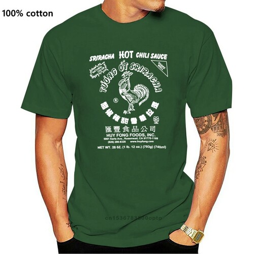 Siracha (Small) T-shirt Huy Fong Foods Red Heather Official