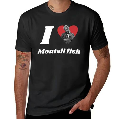 Montell Fish T-Shirt summer top quick drying shirts graphic