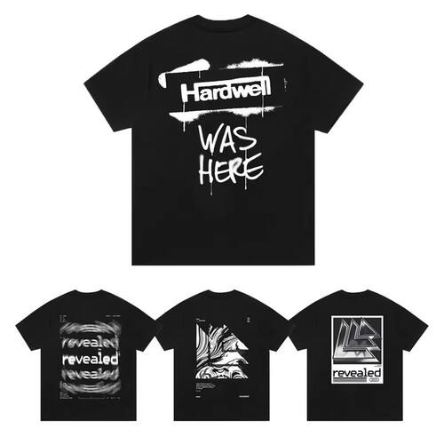 2025 Men's and Women's New Hardwell Cotton Short Sleeve T-sh