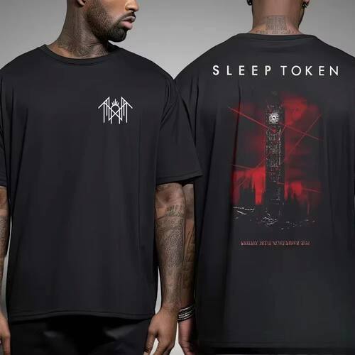 2025 Sleep Token Hot American Band High-end Print T Shirt Lu