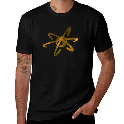 Neutron Logo Shimer Gold T-Shirt customs design your own ove