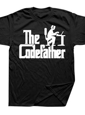 The Codefather Programmer Developer Programming T-shirt Cott