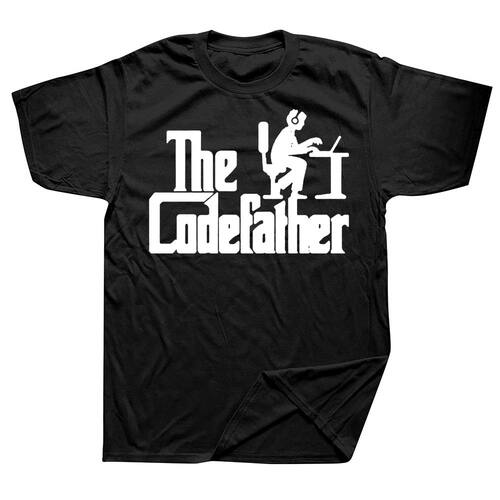The Codefather Programmer Developer Programming T-shirt Cott