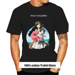 Camiseta con estampado de lobo para hombres y ni?os, camisa