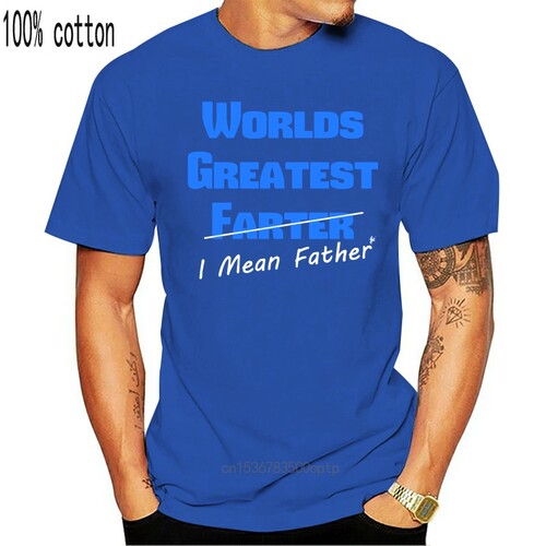 Newest 2019 Men Fashion World Greatest Farter Father Funny J