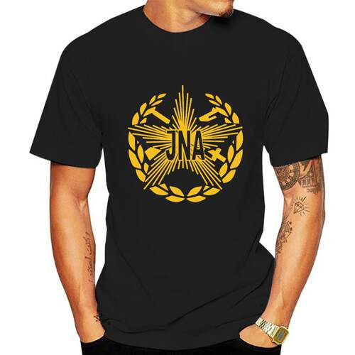 T-shirt JNA de l'armée populaire pour hommes, à la mode, J