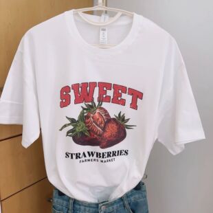 SweetStrawberry Summer Fashion Vintage Tree Women Tshirts Gr