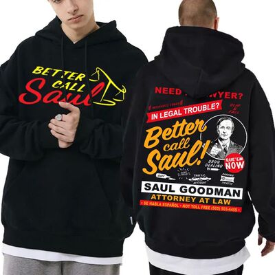 TV Show Fan Breaking Bad Graphic Hoodie Men Loose Pullover B