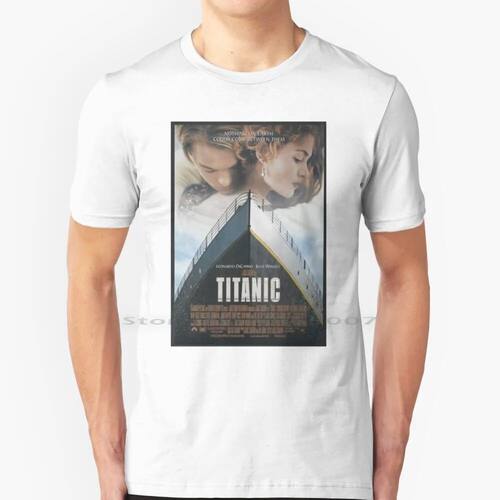 Titanic 100% Cotton T Shirt Titanic Di Caprio Tee Short Slee