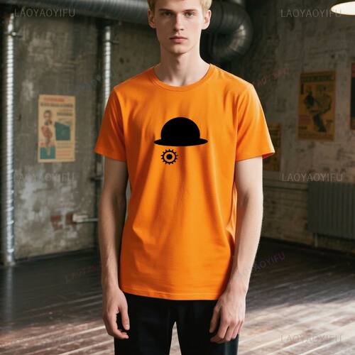 Clockwork Orange Style Unisex High Quality Cotton Graphic T