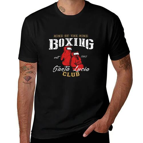 Boxing Club T-Shirt luxury designer clothes cotton graphic t
