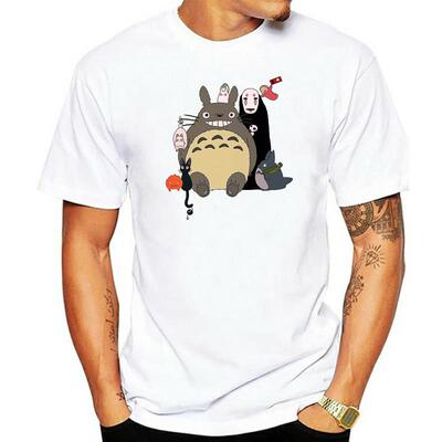 My Neighbor Totoro Spirited Away Anime Print Women Blouses H