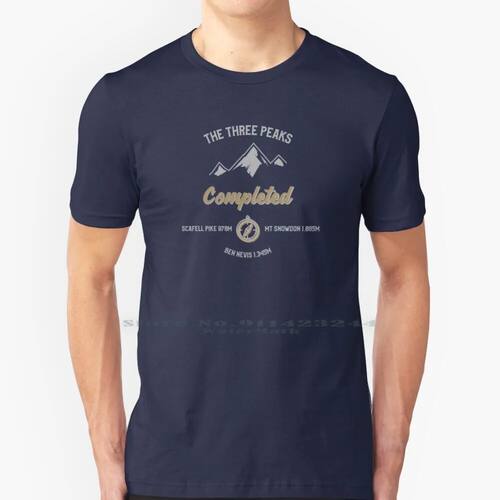 The Three Peaks Challenge Completed 100% Cotton T Shirt The