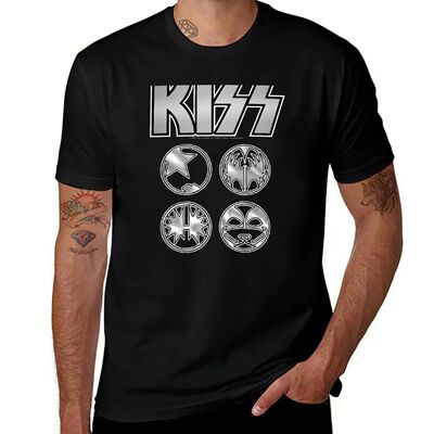KISS Logo Silver V2 T-Shirt for a boy boys animal print spor