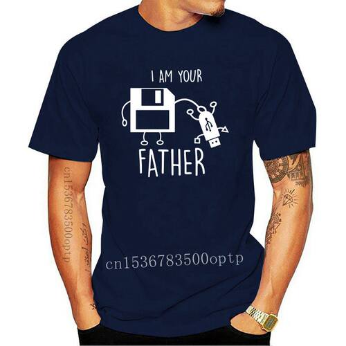 I Am Your Father Funny Usb And Floppy Disk Computer T-Shirt