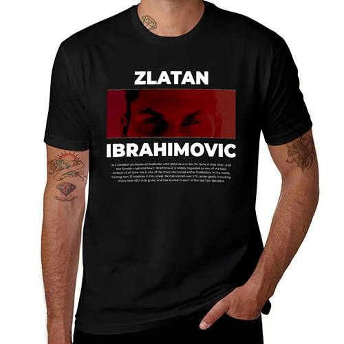 Zlatan Ibrahimovic T-Shirt graphic t shirts cotton graphic t