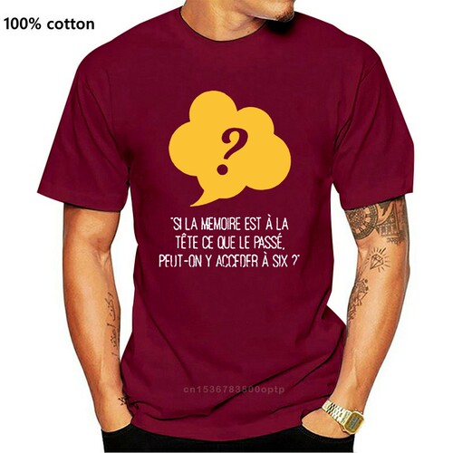 T-shirt col rond Citation Kaamelott Perceval La memoire 2