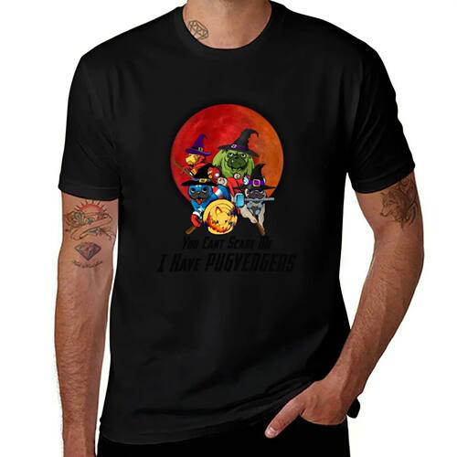 YOU CAN'T SCARE ME - T HAVE PUGVENGERS T-Shirt affliction sh