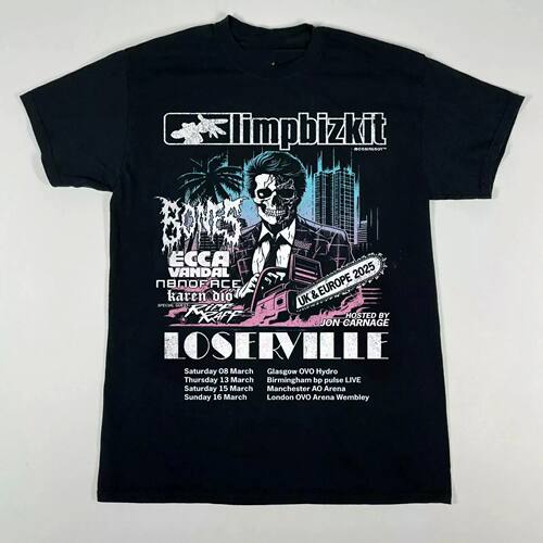NEW Limp Bizkit Tour 2025 Gift For Fan S to 4XL T-shirt Tee