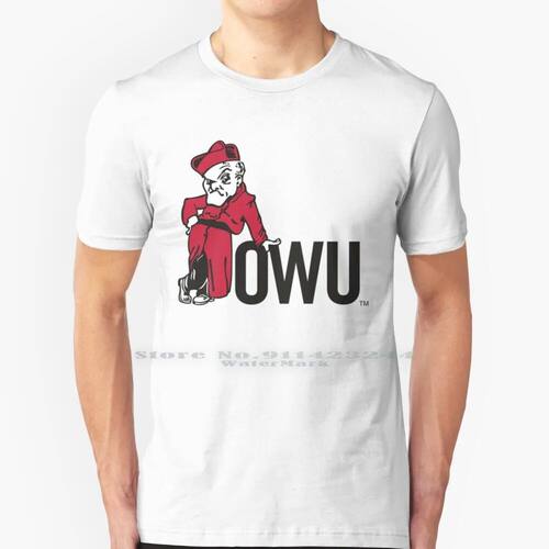 Ohio Wesleyan Battling Bishops 100% Cotton T Shirt Ohio Wesl
