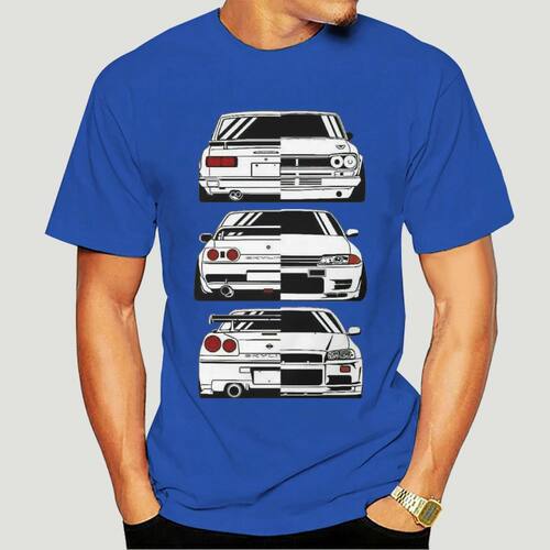 Summer o-Neck Men'S T-Shirt Fashion New T-Shirt Japan Car Sk
