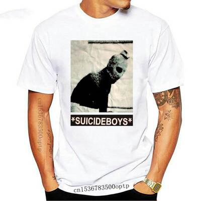 New Authentic Uicideboy G59 Records Black Mask T-Shirt Mens