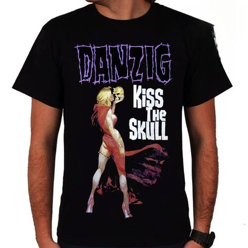 2025 Danzig Iron Fist Rock T-shirt Male Song Dark Heavy Meta