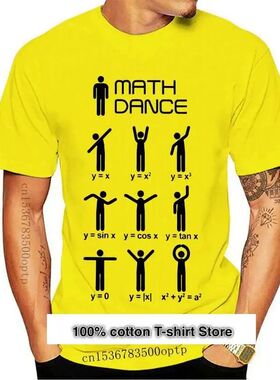 Camiseta de matemáticas para hombre, ropa de algodón puro,