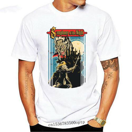 Castlevania T Shirt Symphony Of The Night T-Shirt Short Slee