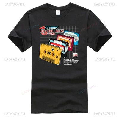 Punk Vintage Clothing Shirt Sounds 80s Cassette Tape Man T S