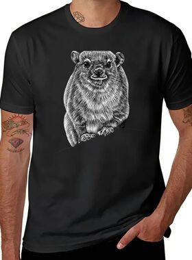 Baby rock hyrax T-Shirt tops funnys mens clothing