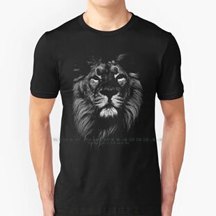 Lion , Indian Lion 100% Cotton T Shirt Indian Lion Panthera