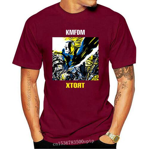 Print Men T Shirt Summer Kmfdm German Industrial Band Xtort