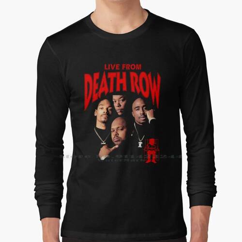 Death Row Records 100% Cotton Long Sleeve T Shirt Dogg 1990s