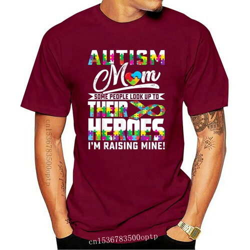 New Mom Autism Shirt My Son is My Hero Autism Awareness Gift