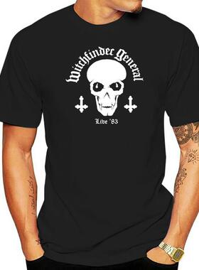 WITCHFINDER GENERAL Live 83 T Shirt (NWOBHM Angel Witch Sata