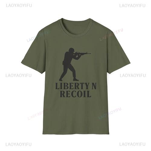 Liberty in Recoil Graphic T Shirts Patriotic 2nd Amendment W