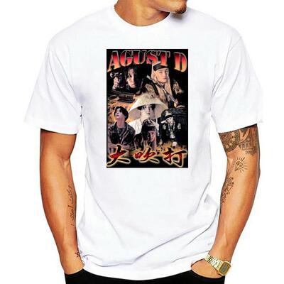 Agust D Daechwita Vintage Bootleg Classic t-Shirt 7DMN Black
