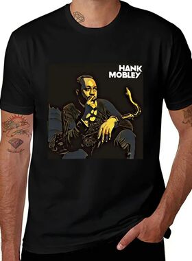 Hank Mobley T-Shirt Aesthetic clothing Luxury man croswit sh