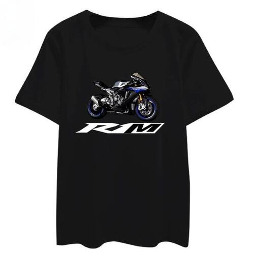 Yamaha Motorcycle Riding Men and Women Heavy Cotton Printed